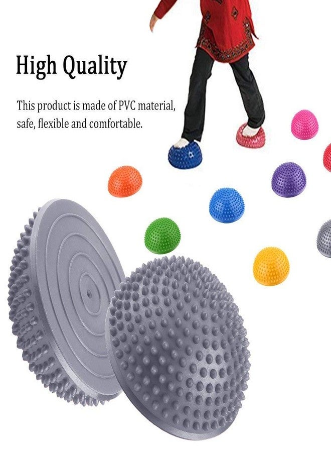 IRIS Foot Massage Balance Pods - 16cm / 6.5in Spiky Half Balls for Yoga, Pilates, Gym & Fitness Training, Anti-Slip Massage Exercise Balls for Stability & Reflexology - Image 4